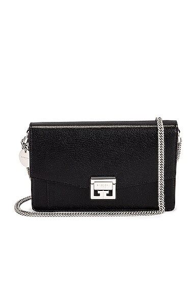 Givenchy GV3 Wallet on Chain in Black 